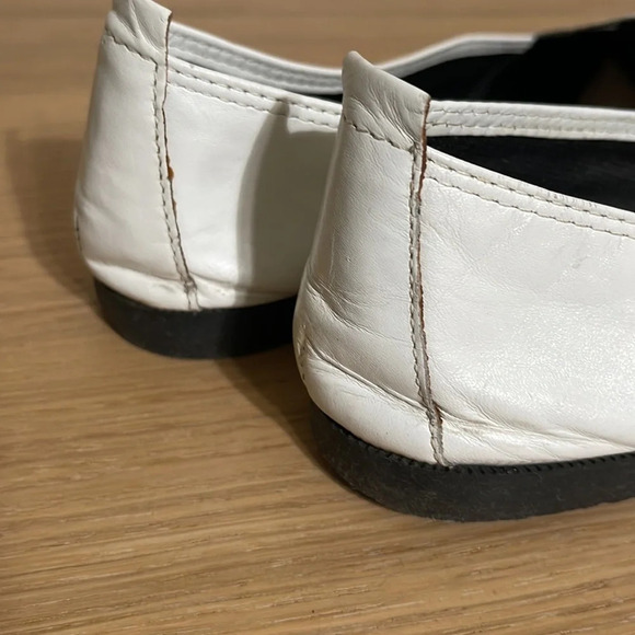 Vintage LJ Simone White loafers flats size 6.5 - Picture 11 of 16